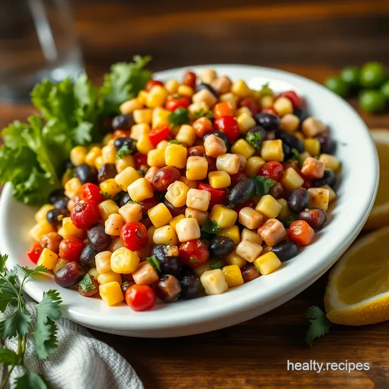 Summer Fiesta Corn and Bean Salad (The Ultimate BBQ Side!)