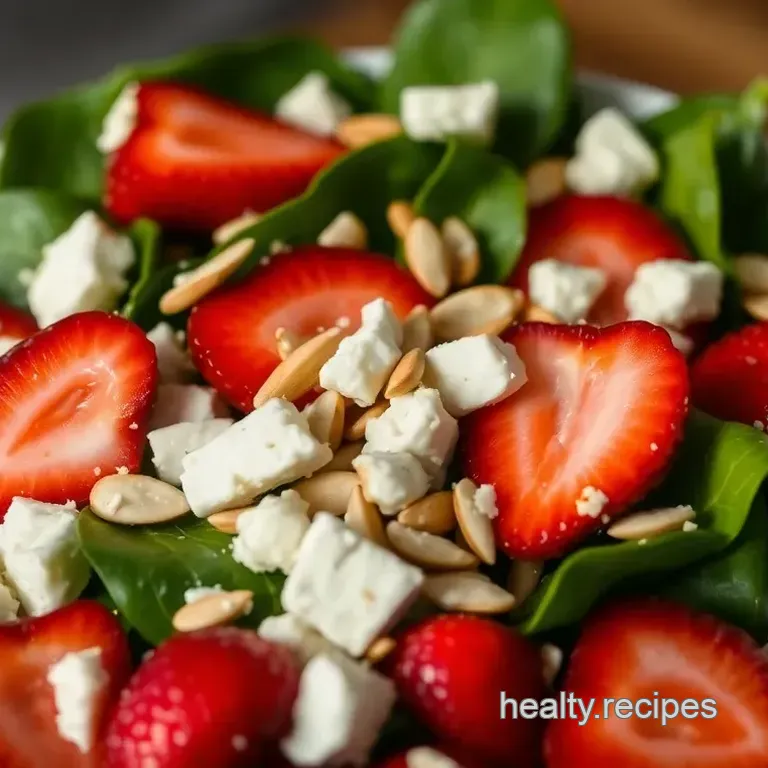 My Favorite Summer Strawberry Spinach Salad Recipe with Honeyed Vinaigrette Summer Strawberry Spinach Salad with Honeyed Vinaigrette