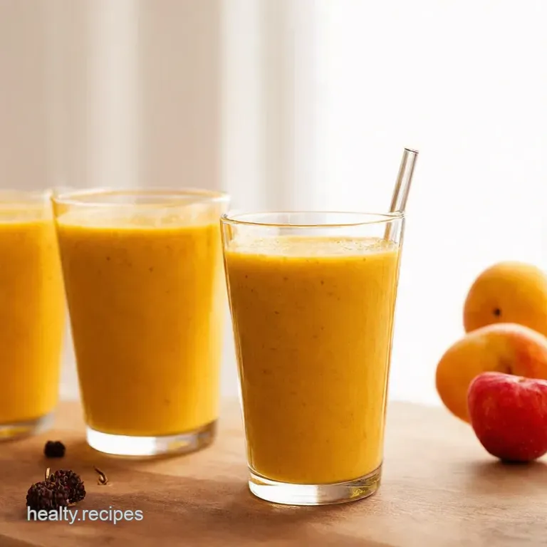 Sunshine in a Glass 3 Simple Fruit Smoothies presentation