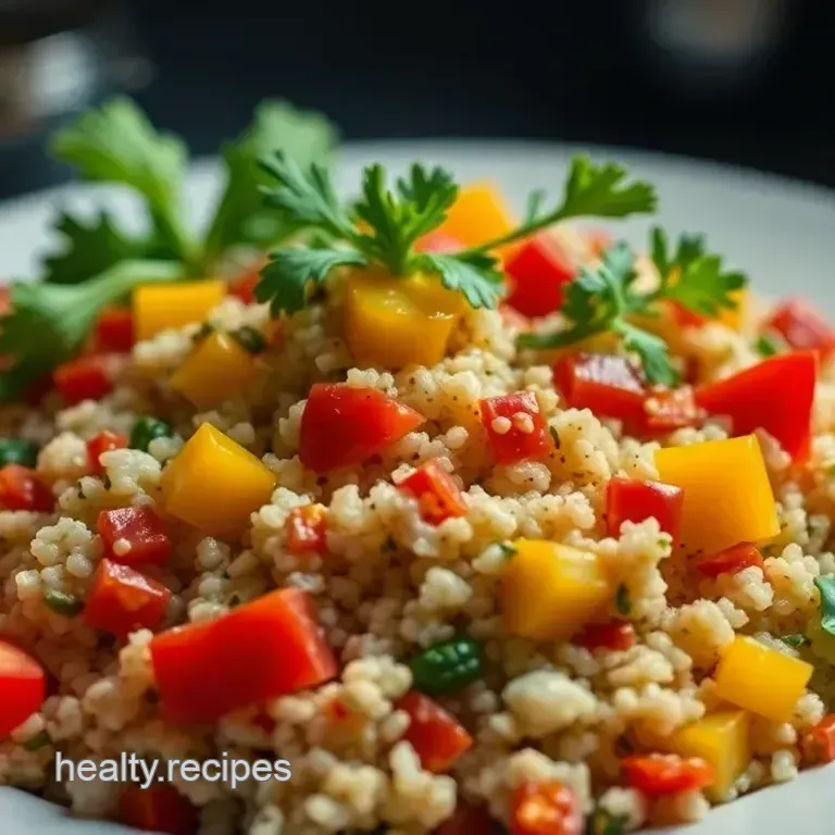 Sunshine Quinoa Salad with Lemon-Herb Dressing
