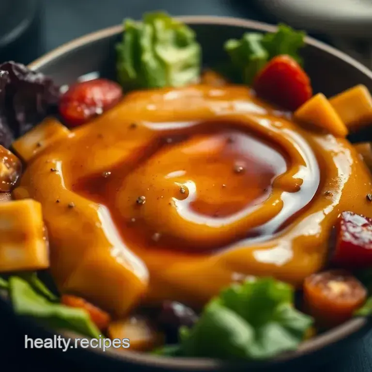 Sweet & Tangy Maple Balsamic Dressing