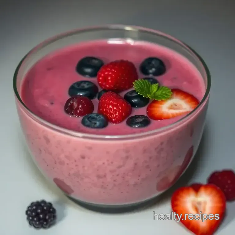 The 3-Ingredient Berry Blast Smoothie