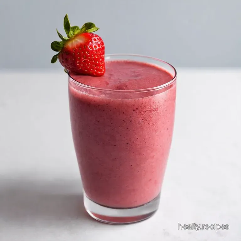 The Elvis Strawberry Banana Peanut Butter Smoothie