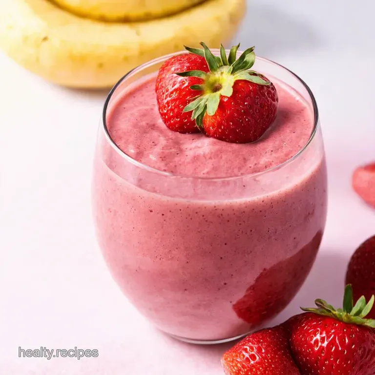 The Ultimate Strawberry Banana Smoothie