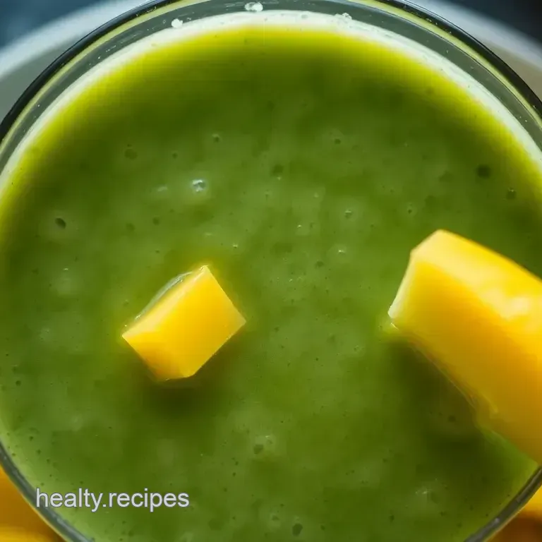 Tropical Green Goddess Smoothie: Start Your Day Right!