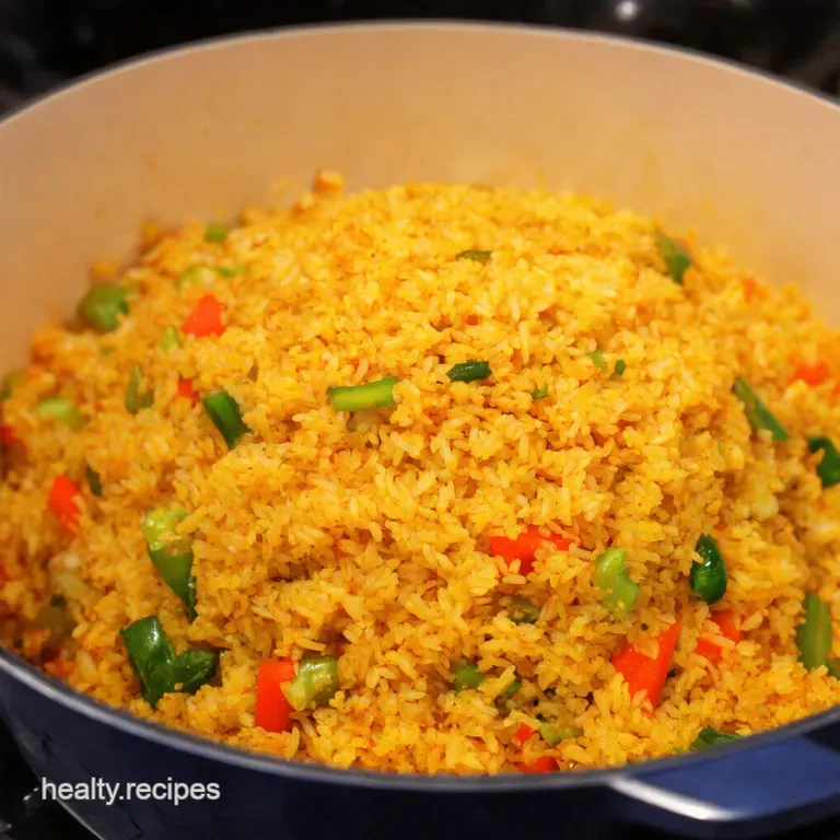 Vibrant Veggie Rice A Colorful Flavorful Feast presentation