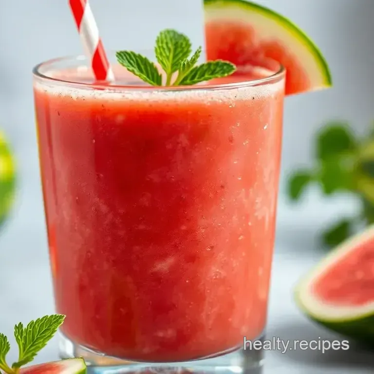 Watermelon Breeze Smoothie: The Ultimate Summer Cooler