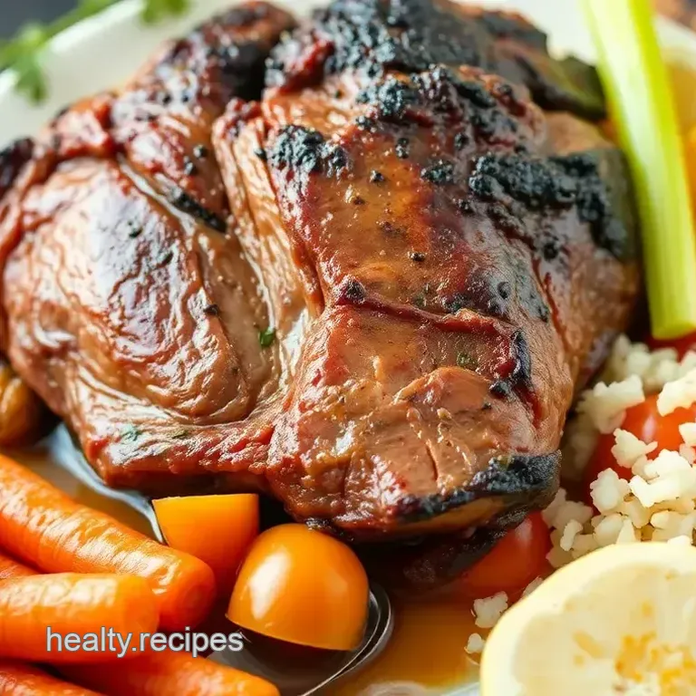 Whole Buffalo Tongue: Savory Braised Delight