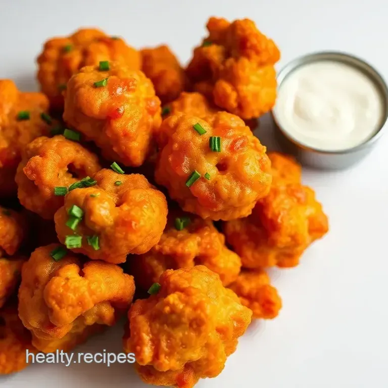 Wingin It with Cauliflower: Crispy Buffalo Cauliflower Wings
