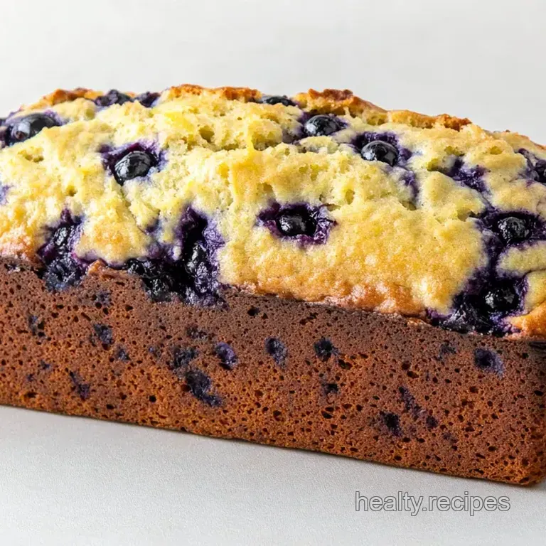 Zesty Lemon Blueberry Bliss Bread