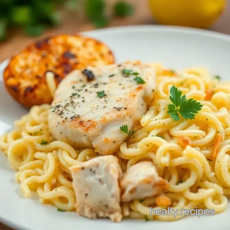 Zesty Lemon Chicken Orzo: Sunshine on a Plate!
