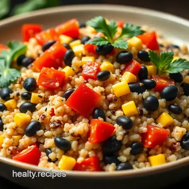 Zesty Quinoa and Black Bean Salad